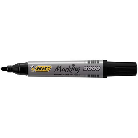 BIC Marking 2000 Ecolutions Permanent Marker Tank Bullet Black Each Winc