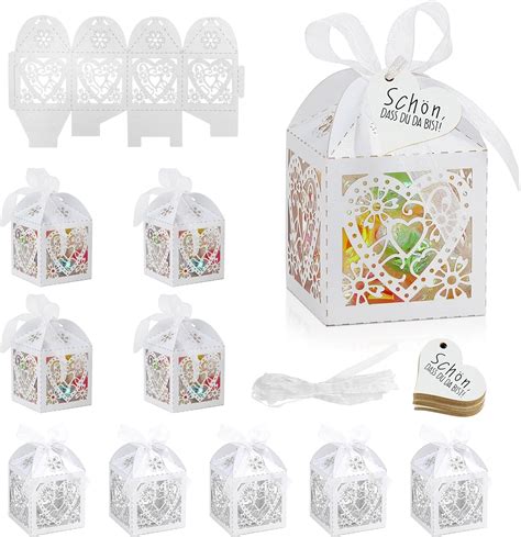 Lalago St Ck Hochzeit Geschenkbox S Igkeiten Box Gastgeschenke