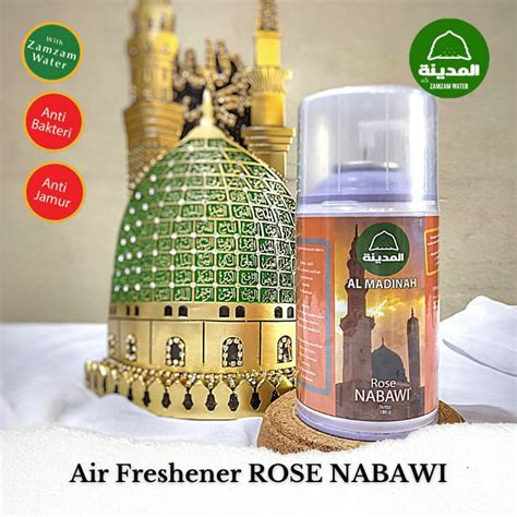 Jual Aerosol Rose Nabawi Air Freshener Makkah Madinah Al Rawda Kiswah