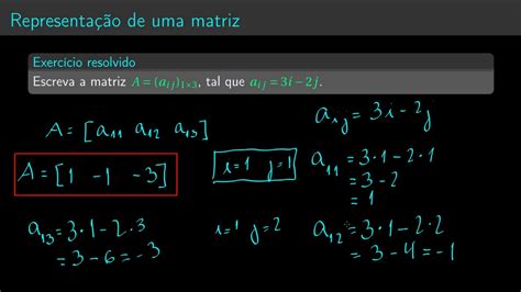 Matrizes Exercícios Sobre Lei De Formação De Uma Matriz Aula 2