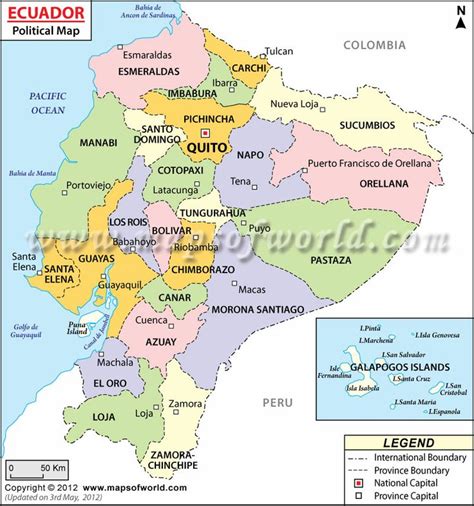 Carchi Mapas Provincias Map Of Provinces Ecuator Landkarten Provinzen