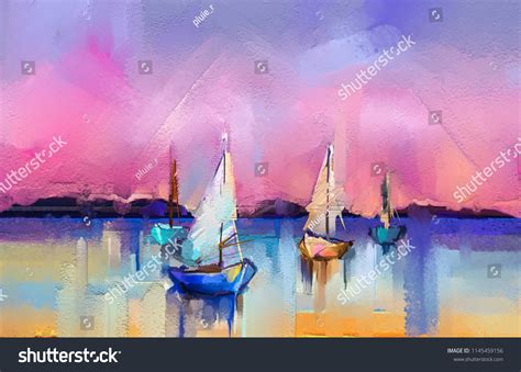 Abstract Sail Boat Canvas Images Stock Photos Vectors