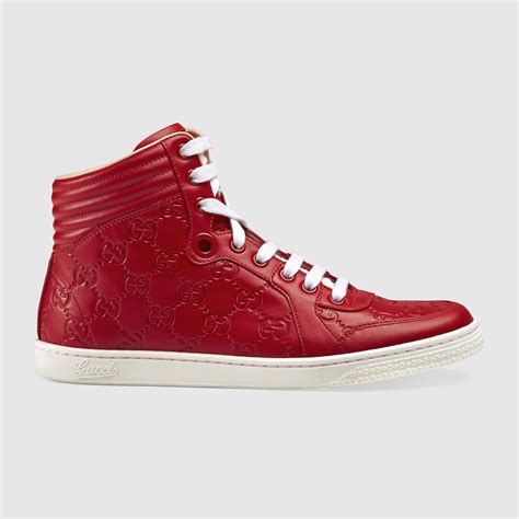 Gucci Signature High Top Sneaker Gucci Womens Shoes 409793cwd206433