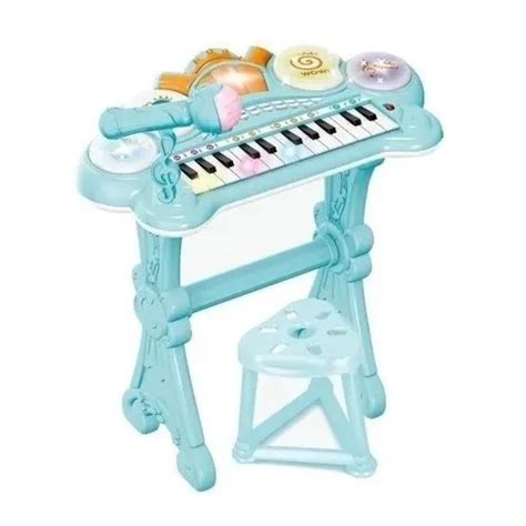 Ripley JUGUETE TECLADO PIANO MUSICAL CON MICROFONO CELESTE INFANTIL