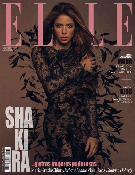 Shakira Elle Spain November Issue Celebmafia