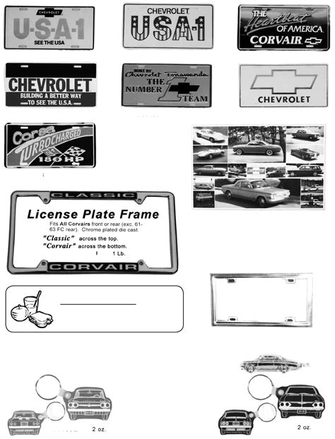 Clark's Corvair Parts, Inc. - Corvair Parts Catalog - Over 12,000 parts ...