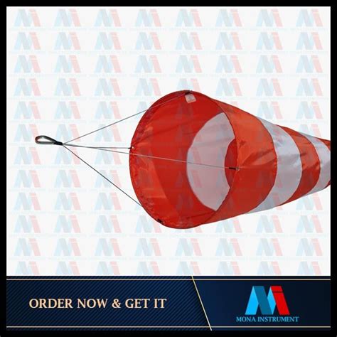 Jual Windsock Diameter 50 Cm Petunjuk Arah Mata Angin Warna Orange