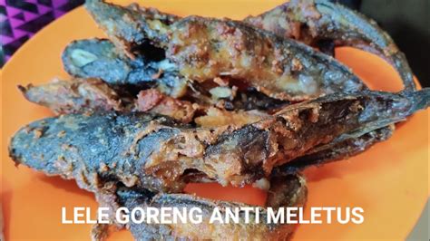 CARA MENGGORENG LELE AGAR GARING DAN TIDAK MELETUS YouTube