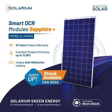 340Wp Solarium Polycrystalline At Rs 25 Watt Solarium Polycrystalline