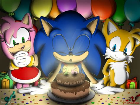 Happy Birthday Sonic By Karneolienne On Deviantart