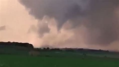 Mini-tornado in northern France causes power cuts and damages dozens of ...