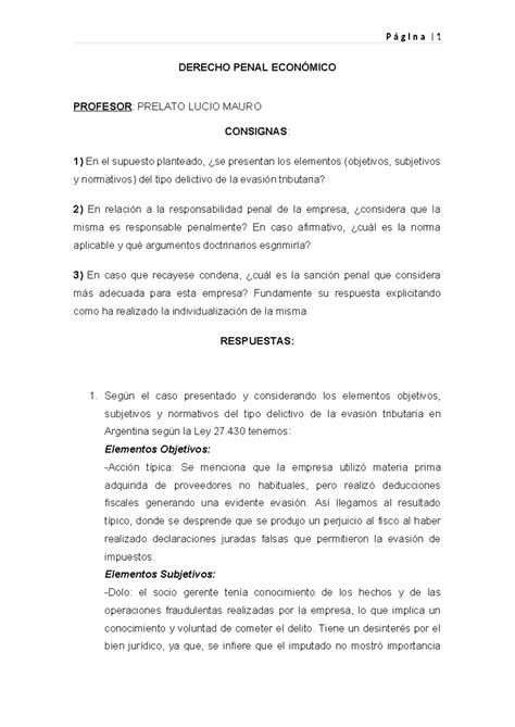 Trabajo 2 Derecho Penal ECON P á g i n a 1 DERECHO PENAL