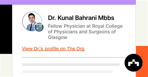 Dr Kunal Bahrani Mbbs Fellow Physician At Royal College Of