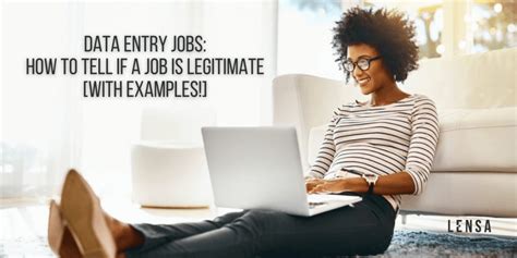 Data Entry Jobs How To Tell If A Job Is Legitimate With Examples