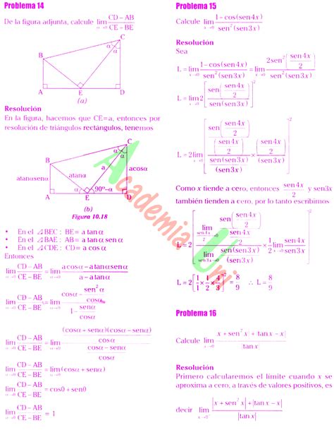 Limites Trigonometricos Problemas Resueltos