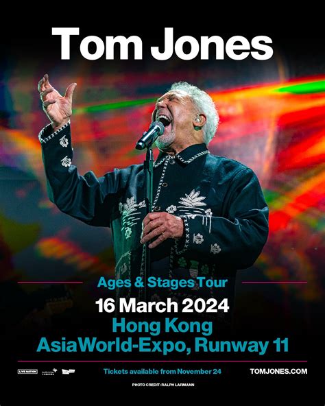 TOM JONES: AGES & STAGES TOUR IN HONG KONG 2024｜Concert