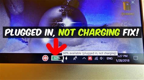 LAPTOP PLUGGED IN NOT CHARGING FIX YouTube