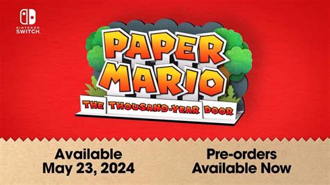 Paper Mario The Thousand Year Door Launch Trailer Released Gamers Heroes