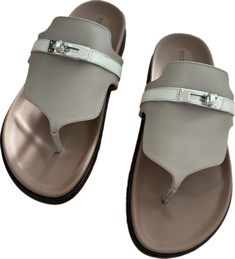 Hermes Empire Leather Sandal Shopstyle