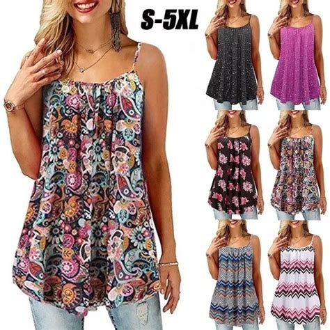 Blusa Sin Mangas Moderna Estampada Escote Halter Para Mujer Meses Sin