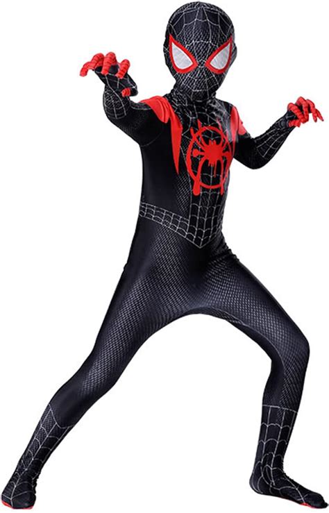 Kitimi Spider kostüm kinder Superheld 3D Anime Anzugfür Bodysuit Miles