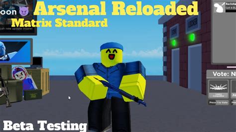 Arsenal Reloaded Matrix Standard Roblox Arsenal YouTube