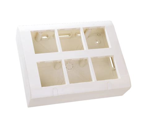 White Modular Surface Gang Box At Rs 45 Box In Ahmedabad ID 23168961733