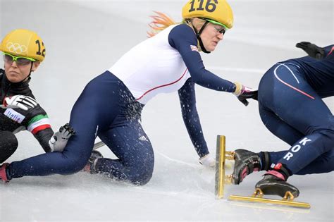 Speedskating Crash Helps China's Li Jianrou Win Gold Medal In 500m ...