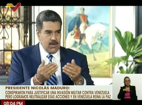 Pdte Maduro En Venezuela Hoy Reina La Paz Pol Tica La Paz Social La