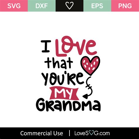 Grandma Svg File For Cricut Silhouette Cameo 5 Files Included Svg Png