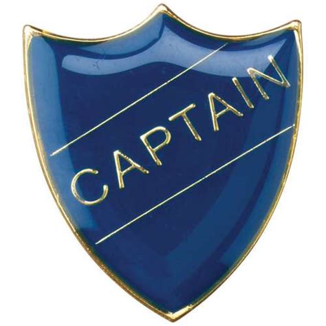 Captain Badge 4 Colours Available All Sports Awards