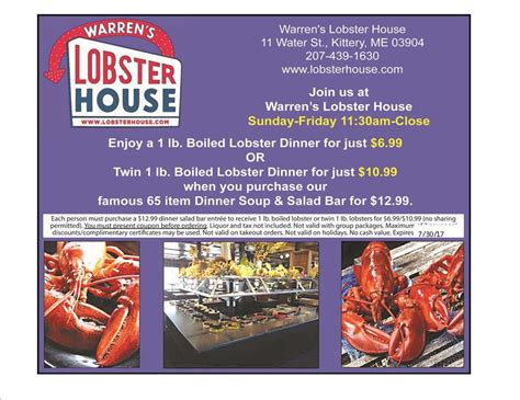 Warrens Lobster House Seafood Restaurants In Kittery Maine