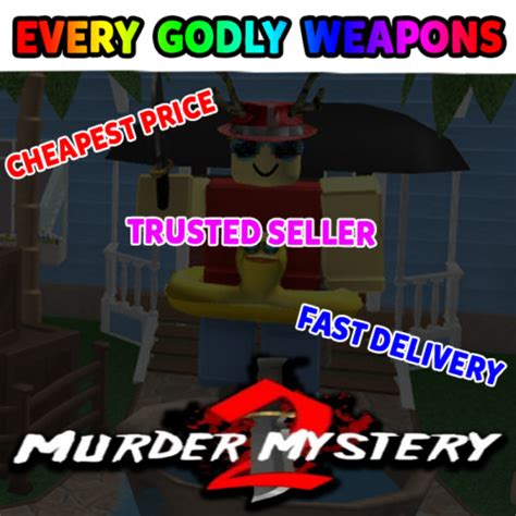 Murder Mystery 2 Roblox Mm2 Super Rare Godlychroma Knives And Guns