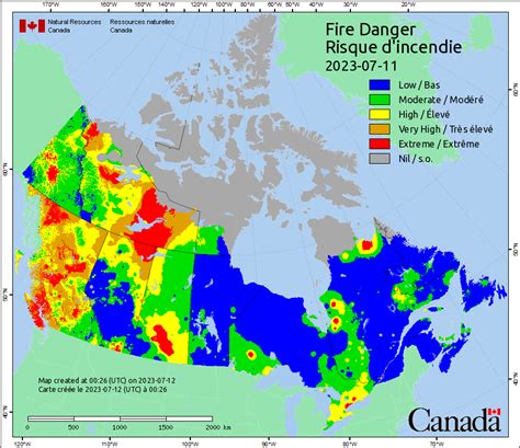 Canadian Wildland Fire Information System | Fire Weather Maps