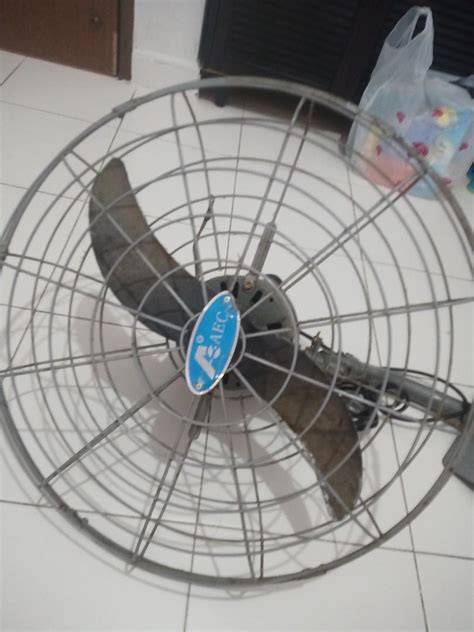 Aec Industrial Wall Fan Furniture Home Living Lighting Fans Fans