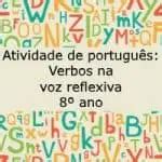 Atividade De Portugu S Verbos Na Voz Reflexiva Ano Acessaber