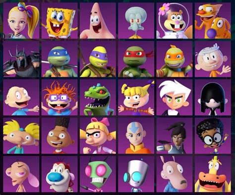 Nickelodeon All Star Brawl Characters Leak - Nickelodeon All-star Brawl ...