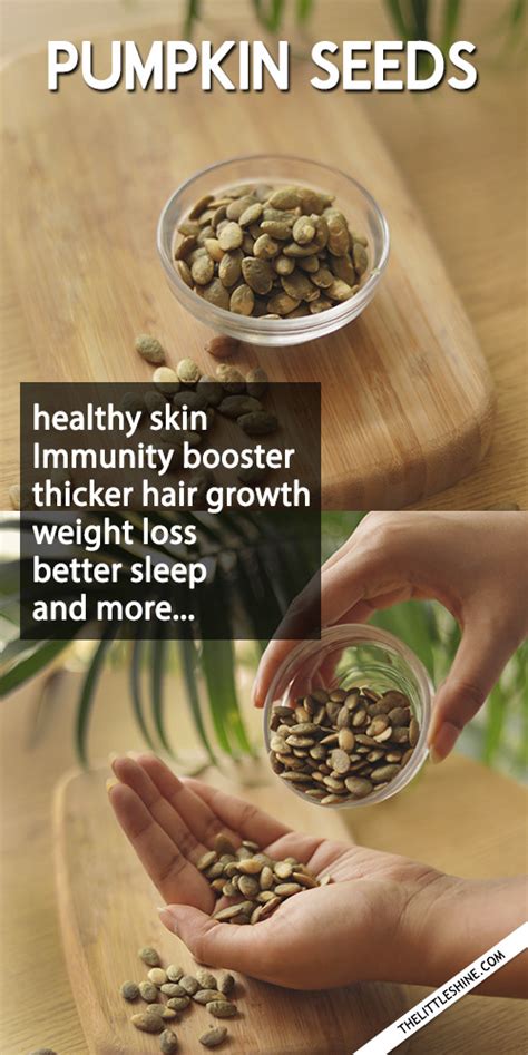 Pumpkin Seeds for hair growth, weight loss, good sleep and more - The Little Shine