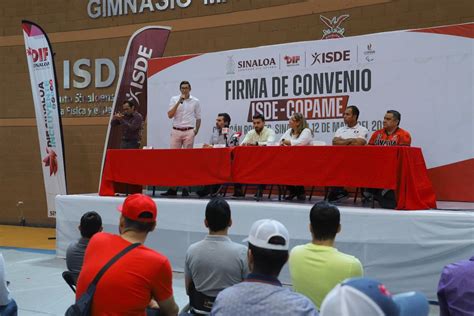 Firma Isde Hist Rico Convenio Con El Comit Paral Mpico Mexicano