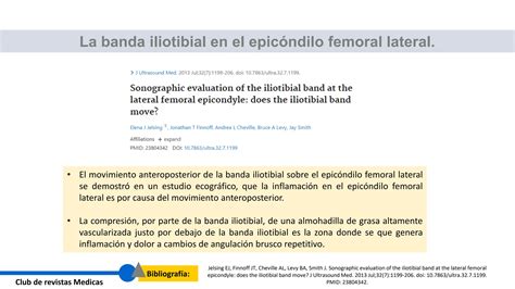 Síndrome de la banda iliotibial 2024 MED FAMILIA PPT