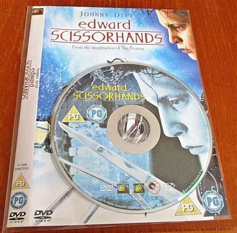 Edward Scissorhands Dvd Tim Burton Starring Johnny Depp Winona