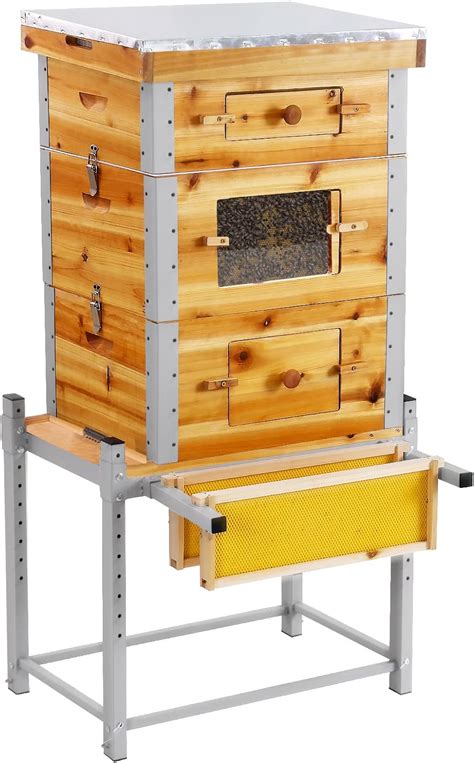 Amazon Bee Hive Boxes Starter Kit Layer Metal Frame Bee House