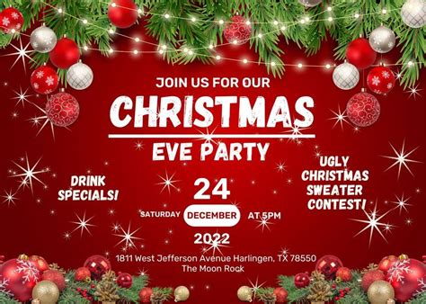 Christmas Eve The Moon Rock The Moon Rock Harlingen December 24 To