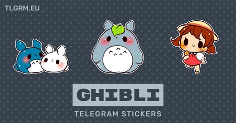 Ghibli” Stickers Set For Telegram