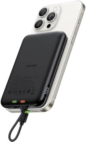 Charmast Power Bank Mah Con Cavi Integrati Caricatore Portatile