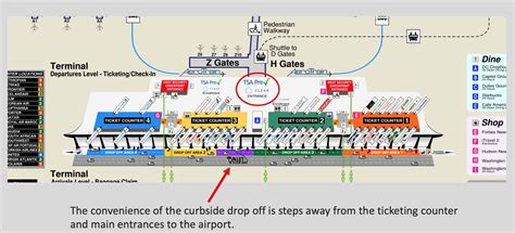 IAD Curbside Valet Map | Airport Marketing Income