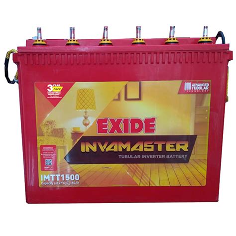 Exide Inva Master Battery 150Ah Price Buy Exide Inva Master IMTT 1500