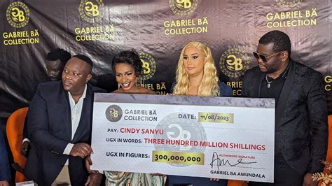 Cindy Sanyu Agudde Mubintu Bamuwadde Obukadde 300 Kubeela Brand