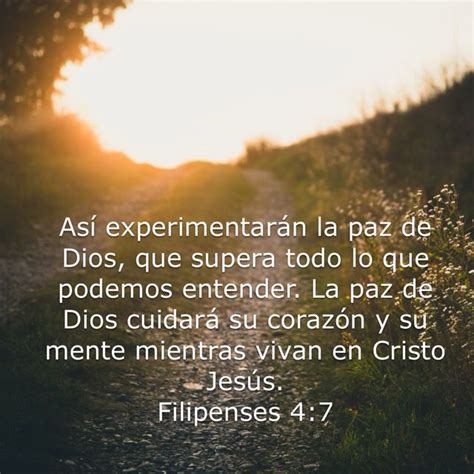 Filipenses 47 Así Experimentarán La Paz De Dios Que Supera Todo Lo