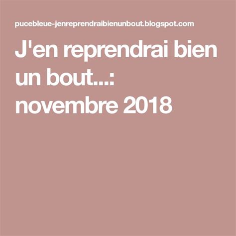 A Pink Background With The Words Jen Reprendiraii Bien Un Bout November